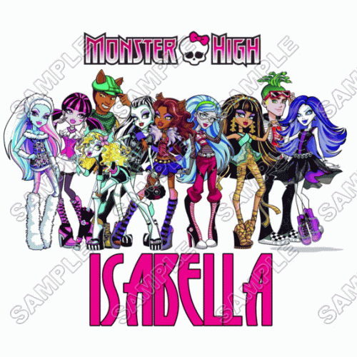  Monster High  Personalized  Custom  T Shirt Iron on Transfer Decal ~#4 by www.topironons.com