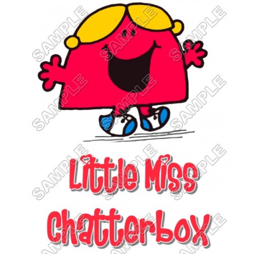  Mr Men and Little Miss  Chatterbox  T Shirt Iron on Transfer Decal ~#26 by www.topironons.com