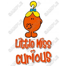 Mr Men and Little Miss Curious  T Shirt Iron on Transfer Decal ~#39