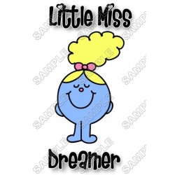 Mr Men and Little Miss Dreamer T Shirt Iron on Transfer Decal ~#36