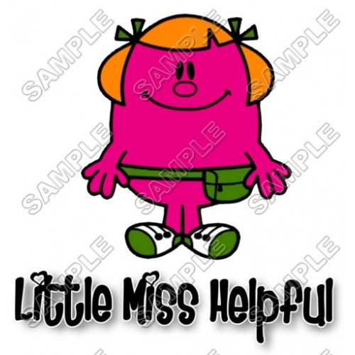  Mr Men and Little Miss Helpful T Shirt Iron on Transfer Decal ~#34 by www.topironons.com