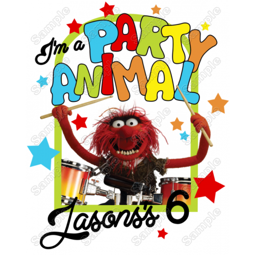  Muppets Animal  Birthday Custom Personalized  Shirt Iron on Transfer ~#3 by www.topironons.com