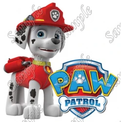 PAW Patrol Marshall T Shirt Iron on Transfer  Decal  ~#4