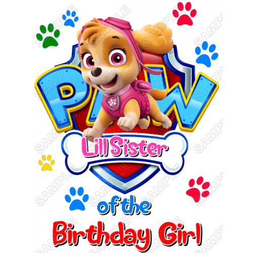  Paw Patrol  Skye  Birthday Custom Personalized  Iron on Transfer ~#1 by www.topironons.com