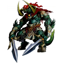 Phantom Ganon (Ocarina of Time, Zelda) T Shirt Iron on Transfer Decal ~#8