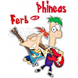 Phineas & Ferb T Shirt Iron on Transfer Decal ~#3