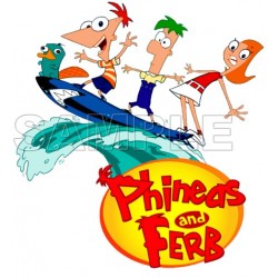 Phineas & Ferb T Shirt Iron on Transfer Decal ~#5