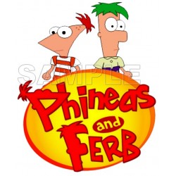 Phineas & Ferb T Shirt Iron on Transfer Decal ~#7