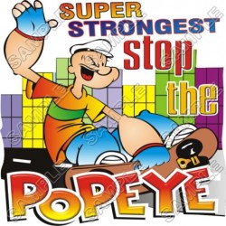 Popeye  T Shirt Iron on Transfer Decal ~#1