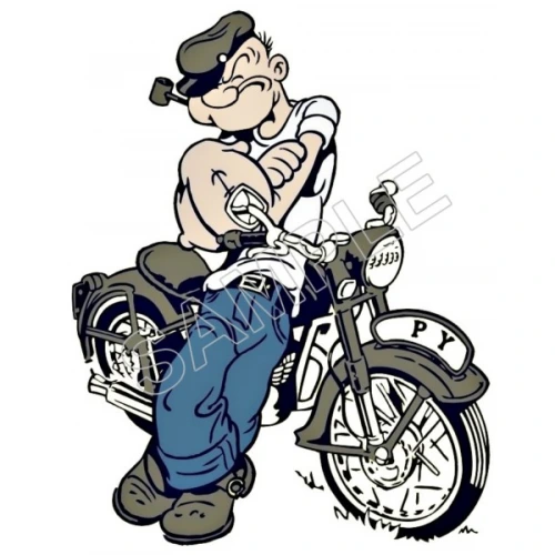  Popeye  T Shirt Iron on Transfer Decal ~#12 by www.topironons.com