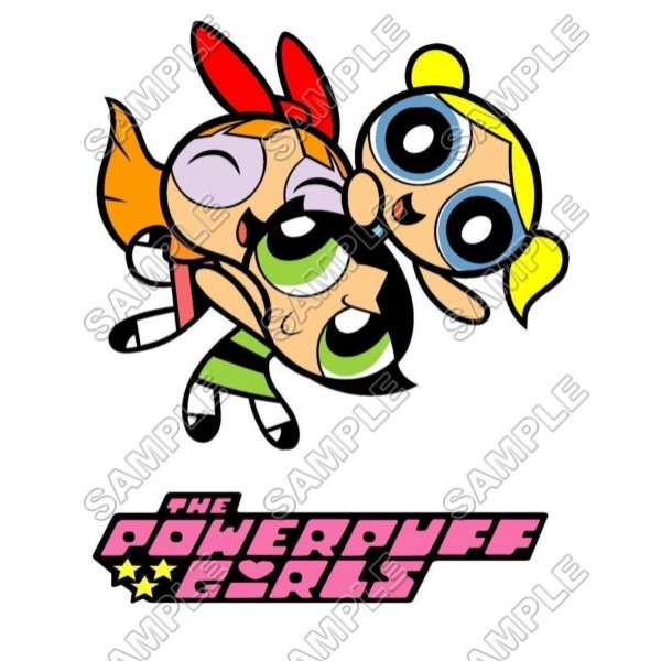 Power Puff Girls #8 Iron on transfer  4 images on one 8x10 