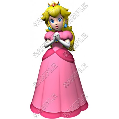  Princess Peach Super Mario T Shirt Iron on Transfer Decal ~#4 by www.topironons.com