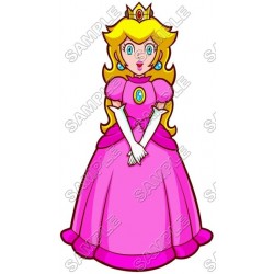 Princess Peach Super Mario T Shirt Iron on Transfer Decal ~#7