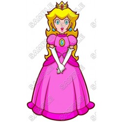 Princess Peach Super Mario T Shirt Iron on Transfer Decal ~#7