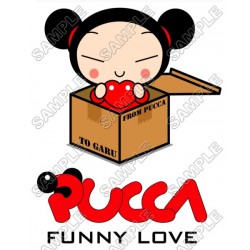 Pucca Valentines T Shirt Iron on Transfer Decal ~#6