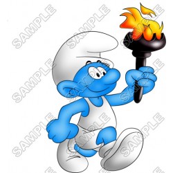 Smurf T Shirt Iron on Transfer Decal ~#2