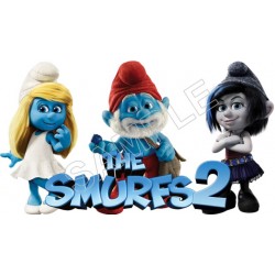 ~# Smurfs 2 ~# T Shirt Iron on Transfer  Decal  ~#36