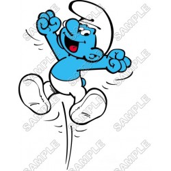 Smurfs T Shirt Iron on Transfer Decal ~#1