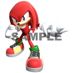 Sonic Knuckles  T Shirt Iron on Transfer Decal ~#34