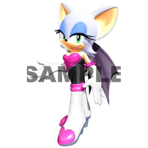 Sonic Rouge T Shirt Iron on Transfer Decal ~#36 by www.topironons.com