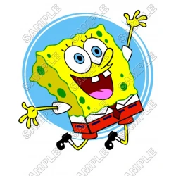 SpongeBob   T Shirt Iron on Transfer Decal ~#10