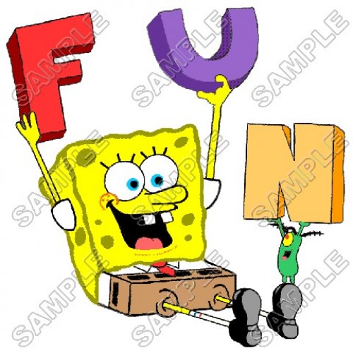  SpongeBob  T Shirt Iron on Transfer Decal ~#4 by www.topironons.com