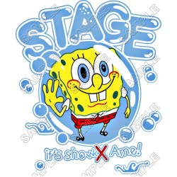 SpongeBob   T Shirt Iron on Transfer Decal ~#9