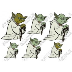 Star Wars Master Yoda T Shirt Iron on Transfer Decal ~#5