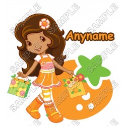 Strawberry Shortcake Orange Blossom Personalized  Custom  T Shirt Iron on Transfer Decal ~#34