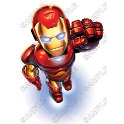 Super Hero Squad Iron Man T Shirt Iron on Transfer Decal ~#2