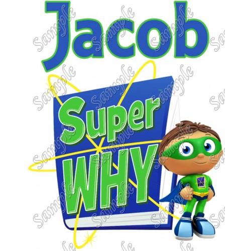 Super Why Personalized  Custom  T Shirt Iron on Transfer Decal ~#1 by www.topironons.com