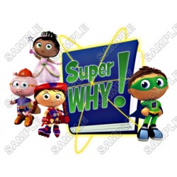 Super  Why  T Shirt Iron on Transfer  Decal  ~#5