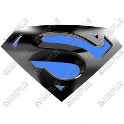 Superman Logo Blue   T Shirt Iron on Transfer  Decal  ~#1