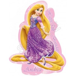 Tangled Rapunzel  Birthday  Personalized  Custom  T Shirt Iron on Transfer Decal ~#110