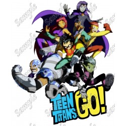 Teen Titans Go T Shirt Iron on Transfer Decal ~#1