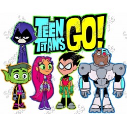 Teen Titans Go T Shirt Iron on Transfer Decal ~#2