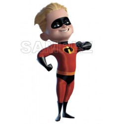 The Incredibles Dashiell  'Dash'  Parr  T Shirt Iron on Transfer Decal ~#7