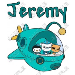 The Octonauts  Personalized  Custom  T Shirt Iron on Transfer Decal ~#37