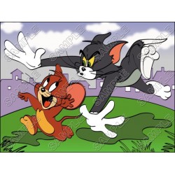 Tom and Jerry T Shirt Iron on Transfer Decal ~#22