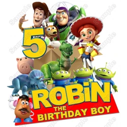 Toy Story  Birthday Custom Personalized  Shirt Iron on Transfer ~#77