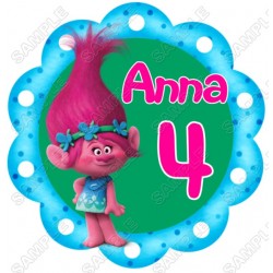 Trolls Movie Poppy Birthday Personalized Custom T Shirt Iron on Transfer Decal ~#3