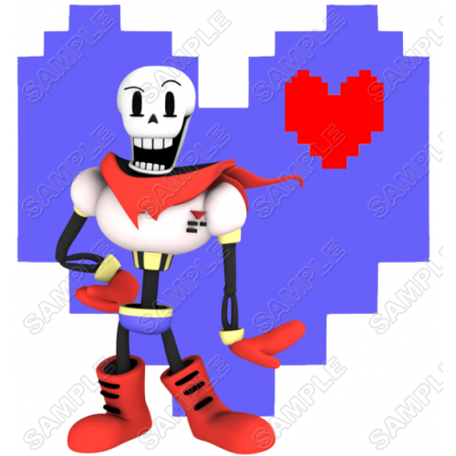  UNDERTALE SANS AND PAPYRUS SKELETON BROTHER COMPUTER VIDEO GAME SHIRT IRON ON TRANSFER ~#3 by www.topironons.com